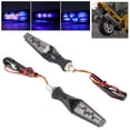 thumbnail image 4 of Led Signal Lamp Turn Signals Motorbike Led Indicator Motorcycle Dynamic Light 2pcs Motorcycle LED Turn Signal Light Flashing Dynamic IPX66 Waterproof Universal M10Blue And Yellow, 4 of 8