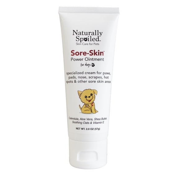 Dog Skin Care, Hot Spots, Itch Relief, Paw Pads, Dry, Cracked Elbows 2 oz