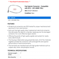 thumbnail image 2 of Fuel Injector Connector - Compatible with 2013 - 2015 BMW 750Li 2014, 2 of 2