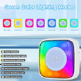 thumbnail image 2 of HOT Sticker Printer Print 6 Rolls with 7 Color Lighting Mode, Compatible IOS and Android, 2 of 4