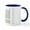 White/Navy Inside, variant on CafePress - Periodic Table In Pastel Chinese Mug - 11 oz Ceramic Mug - Novelty Coffee Tea Cup