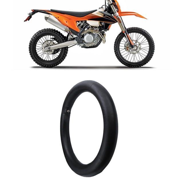 2.75-17 Inner Tube, Steel Alloy Nozzle Explosion Proof Tire Inner Tube Shock Absorption Replacement for C70 CL70 CR80 CRF100F CRF125F for Repair
