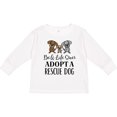 thumbnail image 3 of Inktastic Adopt a Rescue Dog Pet Boys or Girls Long Sleeve Toddler T-Shirt, 3 of 5