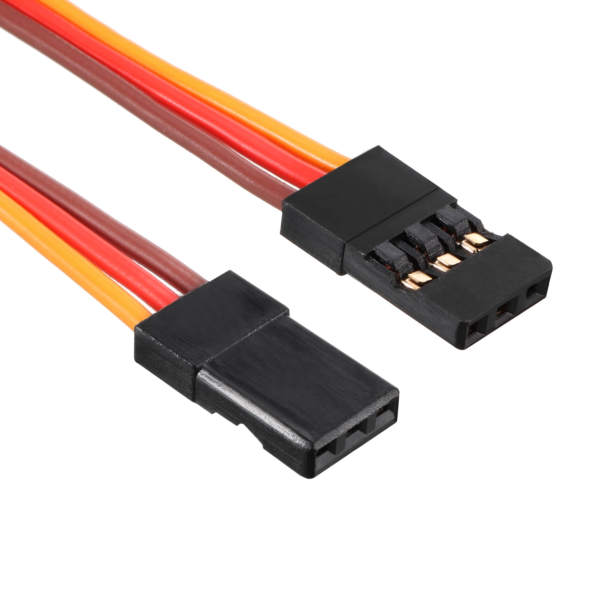5Pcs 33CM 3Pin Male to Male Servo Extension Cable Cord Connectors