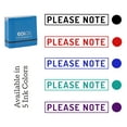 thumbnail image 7 of Printtoo Please Note Self Inking Rubber Stamp Pre-Inked Office Stamp- Home Office Business Stationery, Purple- 42 x 9 mm, 7 of 7