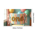 thumbnail image 3 of Glittery Gold One Banner for First Birthday Party, Party Decorations Backdrop Background Photography Props for Celebrations Photo Booth Decor, 3 of 4