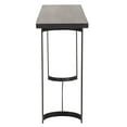 thumbnail image 3 of Uttermost Basuto Modern Iron Metal and Wood Console Table in Light Gray, 3 of 7