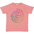 thumbnail image 3 of Inktastic Pi Day Pi Numerals in Rainbow Spiral Boys or Girls Toddler T-Shirt, 3 of 5
