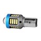 thumbnail image 2 of LED Motorcycle Headlight Bulb White High Brightness Wide View Aluminium Alloy Motorbike Front Light Bulbs BA20D, 2 of 5