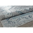 thumbnail image 4 of Freida FY10A Misty Blue Vintage Farmhouse Gray Area Rug, 8'x10', 4 of 5