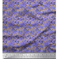 thumbnail image 1 of Soimoi Cotton Cambric Fabric Aster Floral Printed Craft Fabric by The Yard 56 Inch Wide, 1 of 3