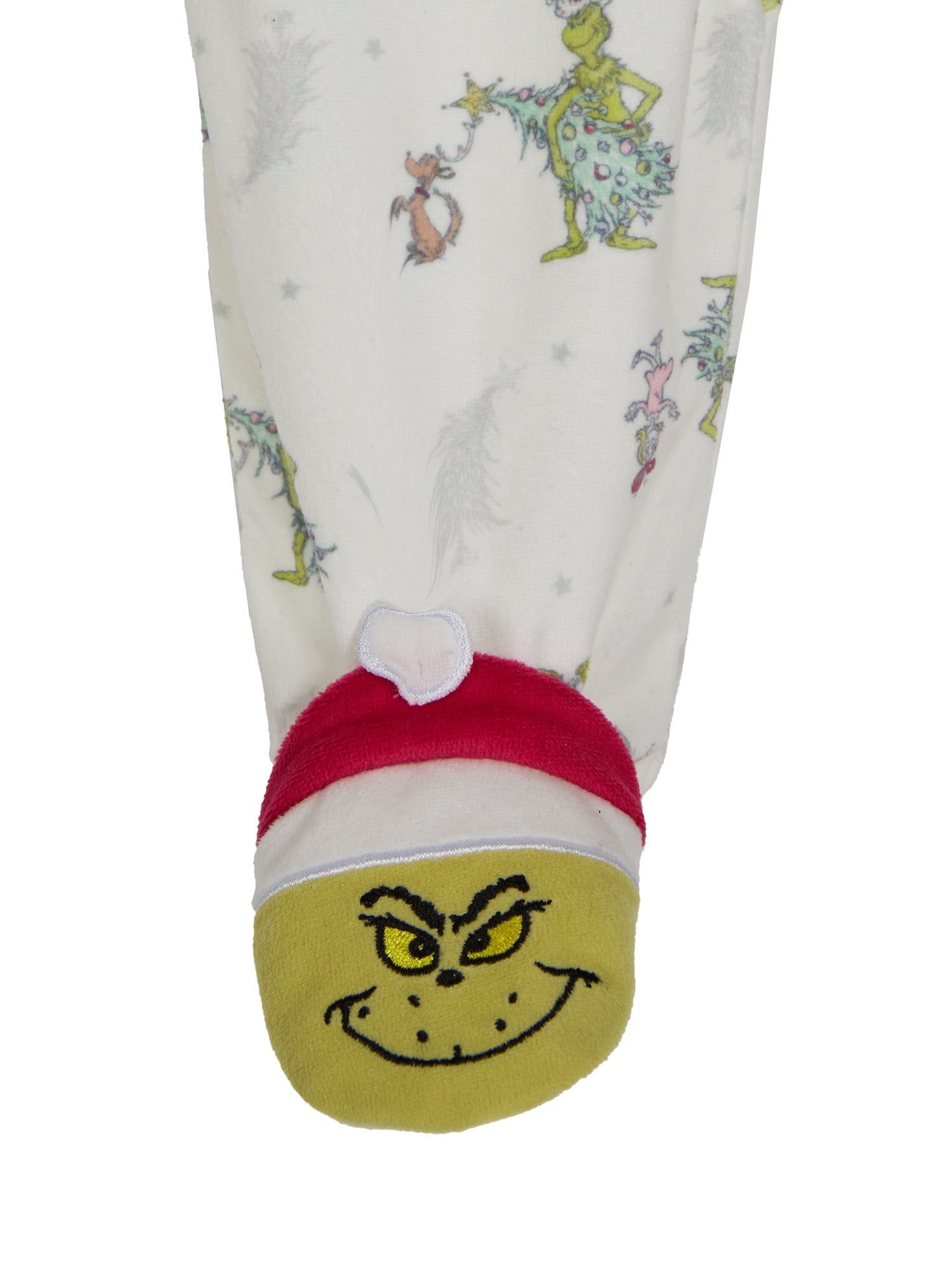 Grinch Baby One-Piece Footed Sleep N' Play, Sizes Newborn-9 Months