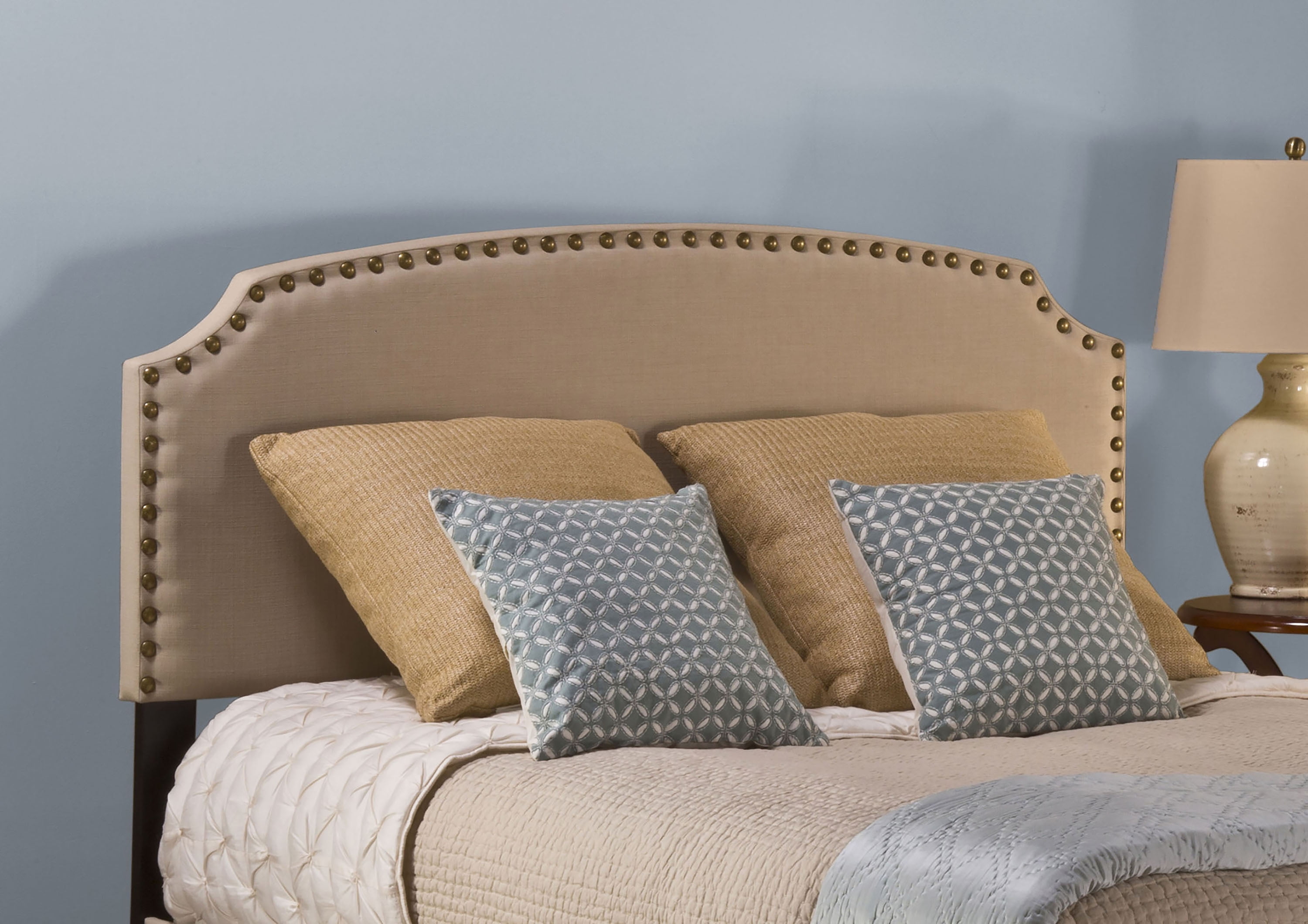 Hillsdale Furniture Lani Upholstered Queen Headboard, Cream