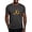 Charcoal, variant on - Airedale At Play Dark T Shirt - Men's Classic Graphic Cotton T-Shirt