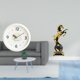 thumbnail image 2 of Reloj de pared moderno con figura de caballo, colección de estatuas, redondo, sin , silencioso, números , adorno decorativo de mesa para, 2 of 8