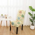 thumbnail image 6 of Touchbetter Chair Covers for Dining Room Set of 6, Stretch Pattern Dining Chair Cover Washable Kitchen Chair Slipcovers Removable Seat Protector Covers for Home Party Wedding Ceremony, 6 of 8