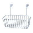 thumbnail image 4 of over Cabinet Door Organizer Basket Grid Storage Baskets with Hooks Shelves Sink Organization Metal Hanging Basket for Railing Railing, 4 of 9