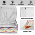 thumbnail image 4 of Iauyy Casserole Carrier for Hot Food Insulated Casserole Travel Carry Bag with Lid Food Warmer Bag for Party/Picnic,Wavy Lines, 4 of 7