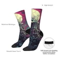 thumbnail image 4 of Logiee Cartoon Art Skull Print Adult Socks for Men & Women,Calf Socks, Ankle Socks,Boots Socks,Breathable Casual Sock,Unisex Crew Socks, 4 of 6