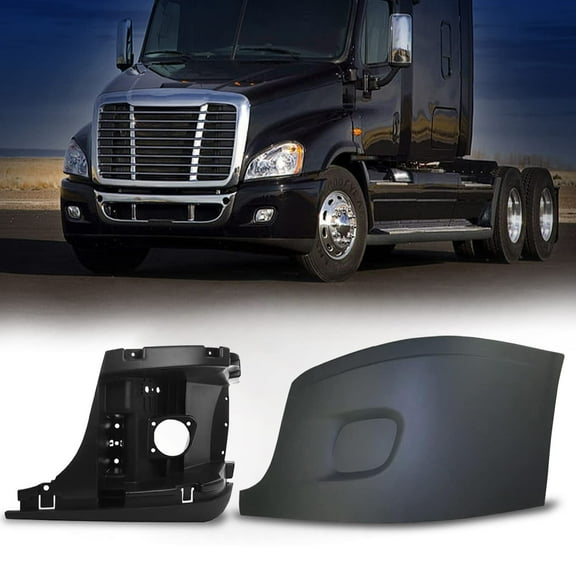 Bumper Cover with Inner Support w/out holes for 2008-2017 Freightliner Cascadia
