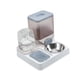 thumbnail image 4 of Alimentador automático y dispensador de agua Dispensador de agua para mascotas Almacenamiento de comida para mascotas Grande Gris Con Cuenco, 4 of 9
