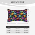 thumbnail image 4 of Goofa Colorful Dinosaur Pattern Pillow Case – Plush & Soft Cushion Cover, Hypoallergenic Throw Pillow Case for Comfortable Sleep with Envelope Closure-14"x20", 4 of 6