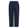 thumbnail image 3 of ZANZEA Women Cropped Pants Capris Baggy Ladies Pull-On Trousers, 3 of 3