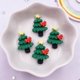 thumbnail image 3 of Figuras de resina con forma de hombre de jengibre y muñeco de nieve, campanas, árbol de Navidad, dibujos animados, 10 unidades, para manualidades, álbumes de recortes, 3 of 5