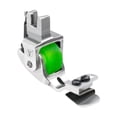 thumbnail image 1 of Pie de prensador de hemmer enrollado, suministros versátiles ajustables para principiantes para mujeres piezas de costura de la máquina de coser pie Rueda de goma verde, 1 of 9