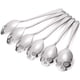 thumbnail image 1 of Juego de 6 cucharillas de calavera de acero inoxidable, cuchara de azúcar de calavera de 15 cm, cuchara de café apta para lavavajillas, cuchara de calavera, serie cuchara de calavera Xemadio LKX-0379, 1 of 6