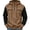 G02 - Coffee, variant on Tactical Hoodie for Men, Colorblock Quarter Zip Long Sleeve Pullover with Multi Pockets, G04 - Red, Medium