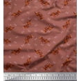 thumbnail image 1 of Soimoi Cotton Cambric Fabric Footprint & Dinosaur Animal Fabric Prints By Yard 42 Inch Wide, 1 of 1