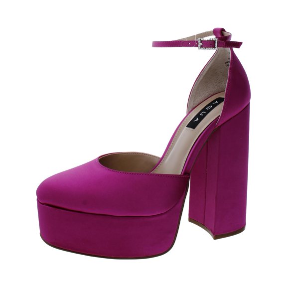 Aqua Womens LISA Pumps Ankle Strap Platform Heels