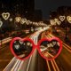 thumbnail image 5 of Gafas de sol de corazón 3d de 3 piezas con gafas de sol especiales en forma de corazón con efectos de corazón, 5 of 5