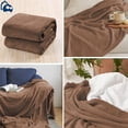 thumbnail image 4 of Cobija Matrimonial Suave Bluelander 100% poliéster Color Café, 4 of 4