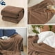 thumbnail image 4 of Cobija Matrimonial Suave Bluelander 100% poliéster Color Café, 4 of 4