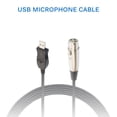 thumbnail image 4 of Cable Adaptador De Micrófono Usb Cable Conector De Cable De Audio Adecuado Para Grabar Karaoke Cantando seitruly EL011343-00, 4 of 6