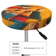 thumbnail image 4 of Fotbe Colorful Sweaters And Strings Stool Covers Round,Waterproof Round Bar Stool Covers Bar Chair Covers Washable Stool Cushion Slipcover for 12-14 Inch Chair-13 inch, 4 of 7