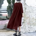 thumbnail image 3 of Womens Solid Color Button Cardigan High Waist Casual Long Dress Loose Long Sleeve Shirt Lounge Maxi Dress, 3 of 8