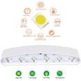 thumbnail image 3 of Aplique de pared LED para interior de 12 W, blanco, moderno, de aluminio, resistente al agua IP65, para exterior, foco de luz vertical para salón, dormitorio, recibidor, escalera y camino (blanco cáli, 3 of 5
