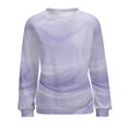 thumbnail image 7 of Sweatshirt For Womens Crewneck Colorful Marble Pattern Hoodies Teen Girls Cute, 7 of 7