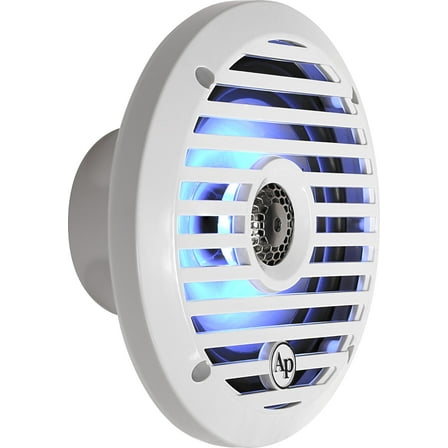 Audiopipe SALT WATER 6.5" 100W RMS Coaxial 2-Way Marine Speaker w/ LED Light