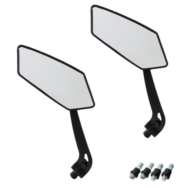 Espejos retrovisores universales para motocicleta, 2 uds., para Scooters Electrombile Choppers Cruiser