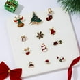 thumbnail image 3 of Hot6sl Ofertas de La Semana Nuevos Calcite Navideños a Juego con Broche Pequeño de Árbol de Navidad para Mujer de Tres Piezas, 3 of 7
