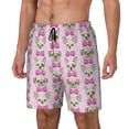 thumbnail image 1 of Fotbe Cute puppy Traje de Baño para Hombre – Shorts de Natación de Secado Rápido con Forro y Bolsillos-3X-Large, 1 of 6