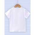 thumbnail image 2 of Girls' Patriotic Military Veteran Graphic T-Shirt - "Veterans quot; Design with American Flag & Saluting Soldier, White Casual Short Sleeve Tee for Summer, Everyday Kids Clothing, Perfect fo, 2 of 6