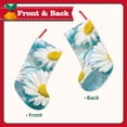 thumbnail image 2 of Lsque Daisy Flowers Pattern 18 Inch Christmas Stockings, Festive Holiday Stocking for Christmas Decorations Holiday Decor, 2 of 8