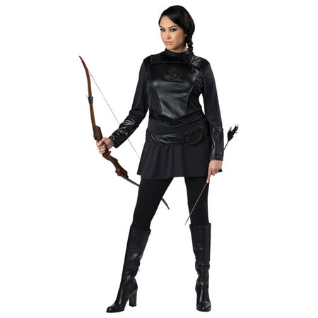 Morris Costumes Womens Awesome Warrior Huntress Costume Black 2XL, Style IC150302XXL