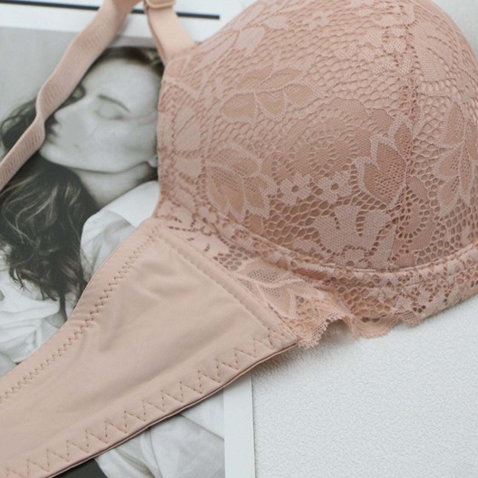 Wireless Strapless Bra – Backless Tube Top Bralette Fashion Female Sexy  Lace Printed Coloured Bra Elastic Underwear