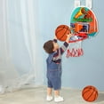 thumbnail image 4 of Meileang 1 Set Basketball Hoop Kit with Ball Pump Adjustable Punch-Free Easy Installation Three-Piece Set Goal Practice Casual Game Children Indoor Outdoor Basketball Sports Toy Birthday Gift, 4 of 8